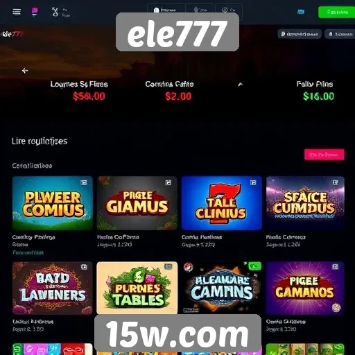 Análise dos jogos populares no ele777